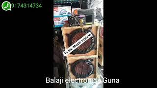 tactar music system 4440 duble ic 8inch wofar speaker,balaji electronics guna