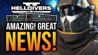 Helldivers 2 - Developer talks Melee, Minigun & Ship Size!