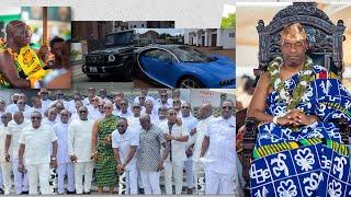 BILLIONAIRES IN GHANA AND OTUMFOU TURN TURN UP IN LUXURY.CHECK OUT WHEN VISITING GA MANTSE