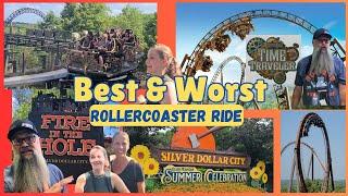 Silver Dollar City PART TWO / Best & Worst Ride / Time Traveler Fire in the Hole