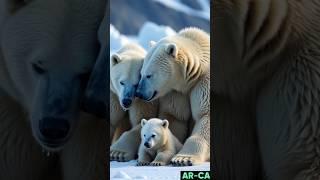 Pregnant POLAR BEAR Gives Birth to Adorable Cub? #polarbear #rescue #wildlife #arcticlife