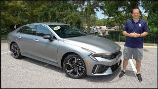 Is the 2025 Kia K5 GT-Line a BETTER midsize sport sedan than a Toyota Camry SE?