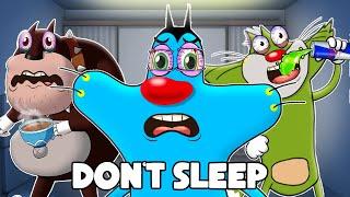 Roblox Last To Fall Asleep Competition Between Oggy And Jack