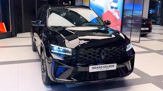 [4K] 2025 Renault Grand Koleos E- Tech Hybrid esprit Alpine “Metallic Black” Walkaround Review