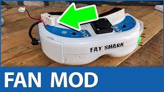 Fatshark V3 Battery Fan Mod - No More  Balance Leads!