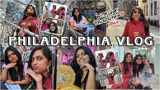 A day in Philadelphia !! - Exploring the City Vlog | Mansi Patel