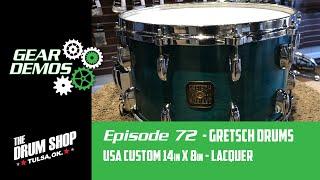 Gear Demos The Drum Shop Gretsch USA Custom Snare Drum