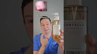 4 steps to treat POREs and SEBACEOUS FILAMENTS from a Derm #poresize #sebaceousfilaments