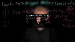 Increase online course sales! #shorts
