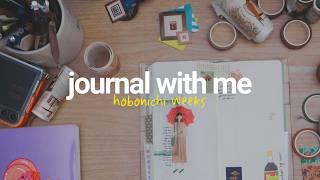 journal with me  how i set up spreads in my hobonichi weeks