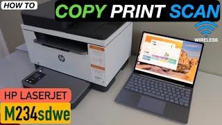 HP LaserJet M234sdw Scanning, Printing & Copying Video.