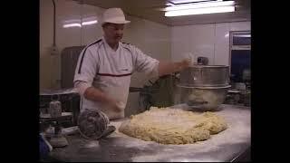 McKenzie's Bakery, Turriff  in 2005 -  Making Butteries