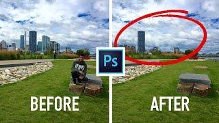 How to Remove ANY thing in a Picture using Photoshop CC 2019 / 2020