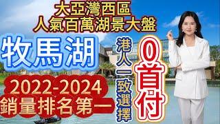 大亞灣西區 人氣百萬湖景大盤丨牧馬湖丨2022-2024銷量排名第一丨 港人一致選擇 丨 0首付 丨單價 9字頭起丨  旁邊萬達廣場丨 門口巴士直到惠陽站 沙田地鐵站#房地產 #投資 #地鐵 #養老