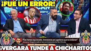  ¡INCREIBLE! | Amaury Vergara Reconoce TERRIBLE ERROR Tras el FICHAJE de Chicharito Con Chivas