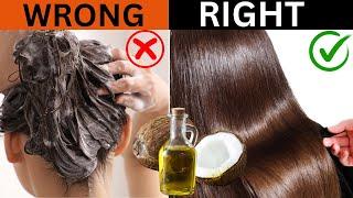 Your WASHING your hair WRONG | Few people know this COCONUT OIL SECRET