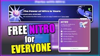 Discord is giving EVERYONE 2 weeks of FREE NITRO (Limited Time)