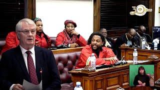 Funny: Mbuyiseni Ndlozi questions Pieter Groenewald about Racism.