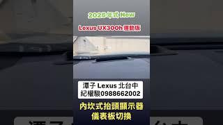 2025 Lexus UX300h 運動版 儀錶板