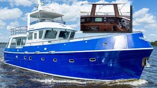 €1.7M 'Sea Ranger' The Ultimate Steel Trawler Yacht (FOR SALE!)