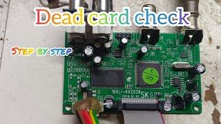 Dead card repair step by step|AtoZ fault details|#alldthsolution#sk2028card#dthcardrepair#electronic