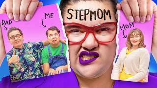 Mom Vs Stepmom | Good Vs Bad Mom Funny Home Hacks Gadgets & Parenting Situations