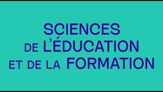 MASTER SCIENCES DE L’ÉDUCATION ET DE LA FORMATION / DIRECTION DES ORGANISATIONS ÉDUCATIVES