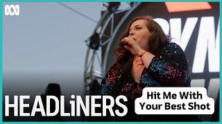 Sync or Swim perform Hit Me With Your Best Shot  | Headliners | ABC iview