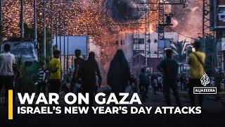 No respite for Palestinians as Israeli attacks continue on New Year’s Day