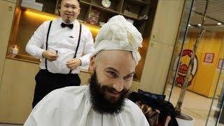 BARBERSHOP HEAD SHAVE - MODERN CHINESE BARBERSHOP *Authentic?