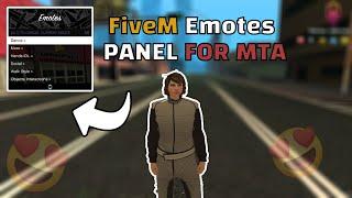 [MTA SA | SCOOMA BACKUP] FiveM Emotes / Animations Menu