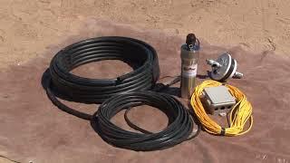 how to install solar submersible pump