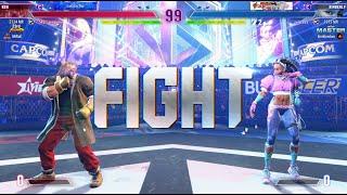 Street Fighter 6 - Ken Vs Kimberly - SF6 Master Level Match! SF6