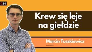 Reakcja giełd na wojnę. Uciekać czy szukać okazji? | Przegląd GPW Marcina Tuszkiewicza 24.02