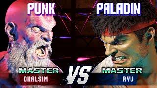 SF6 ▰ PUNK (Dhalsim) vs PALADIN (Ryu) ▰ High Level Gameplay