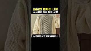 260만원 짜리 니트 궁금해서 직접 떠본 사람