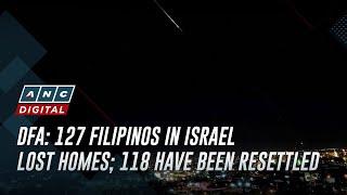DFA: 127 Filipinos in Israel lost homes; 118 have been resettled | ANC