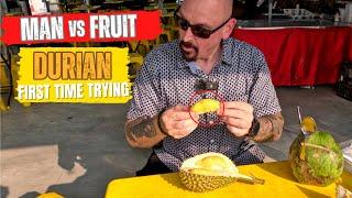 MUSANG KING DURIAN Showdown: Man Vs Fruit! Trying Durian for the 1st time, who will win! 