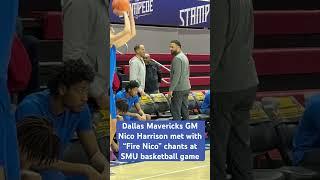 “Fire Nico” Harrison chants at SMU basketball game