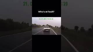 Shocking Car Crash Footage: direct front collision | Dashcam Crash reality