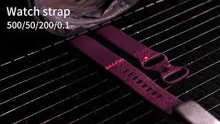 How to engrave on a watch strap using the ComMarker B4 30w fiber laser#laserengraving #laser