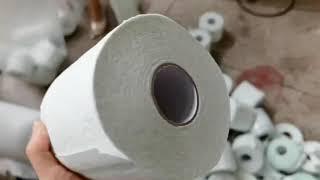 color glue lamination unit operation video toilet paper machine