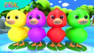 Five Little Ducks | Kids Songs | BluLoo Nursery Rhymes & Kids Songs