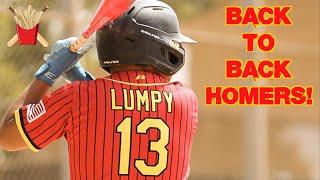 LUMPY BLASTS BACK TO BACK HOMERS! | Team Rally Fries (11U Spring Season) #34