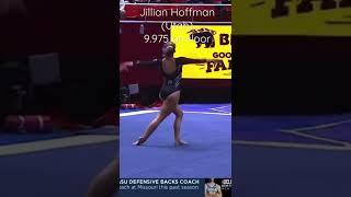 Jillian Hoffman 9.975 on floor! do you think she deserved a perfect 10?