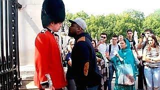 Man Wrestler Assaults Queen's Guard, See What Happened Next