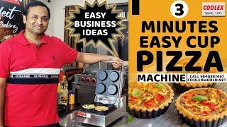 EASY CUP PIZZA MACHINE, MAKE TASTY& YUMMY PIZZA IN ONLY 3 MINUTES, BEST PIZZA BUSINESS IDEA  2022