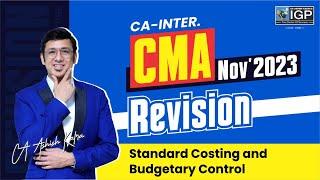 CA-INTER | CMA NOV-2️⃣0️⃣2️⃣3️⃣ REVISION | BY CA ASHISH KALRA SIR
