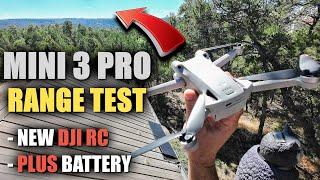 DJI Mini 3 Pro Range Test with Plus Battery & DJI RC (With Screen) - How Far Will it GO?!