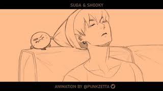 Suga with Shooky animation BT21